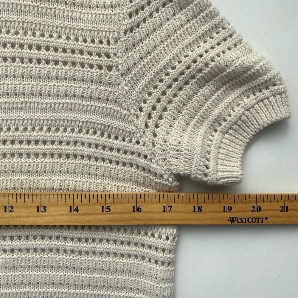 Revolve One Grey Day (OGD) Georgia Romper Crochet Linen Cotton Blend Size XS - Picture 9 of 12